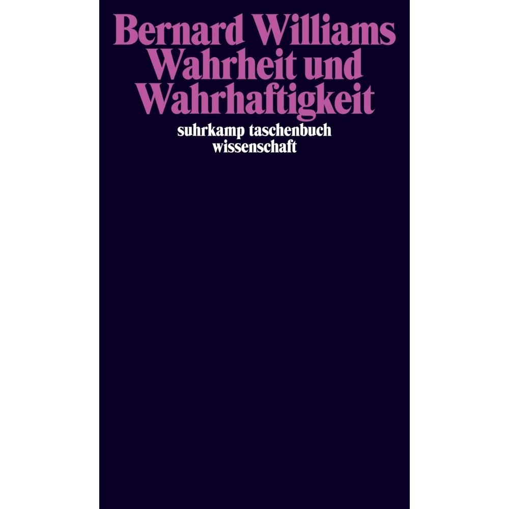 Wahrheit und Wahrhaftigkeit, Fachbücher von Bernard Williams