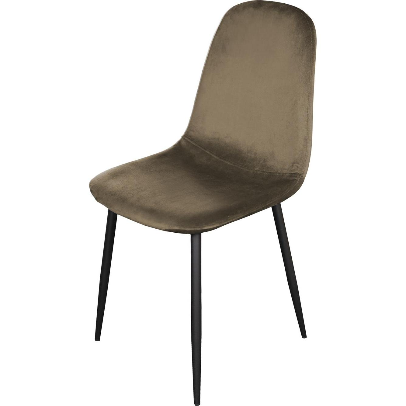 HTI-Living, Stühle, Stuhl Savannah Velvet Braun