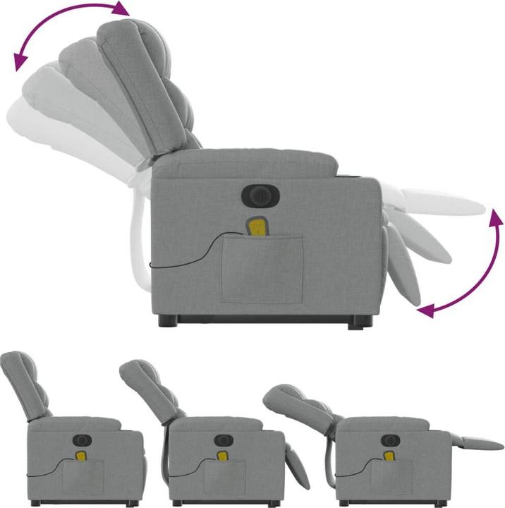 Image du produit vidaXL Massagesessel mit Aufstehhilfe