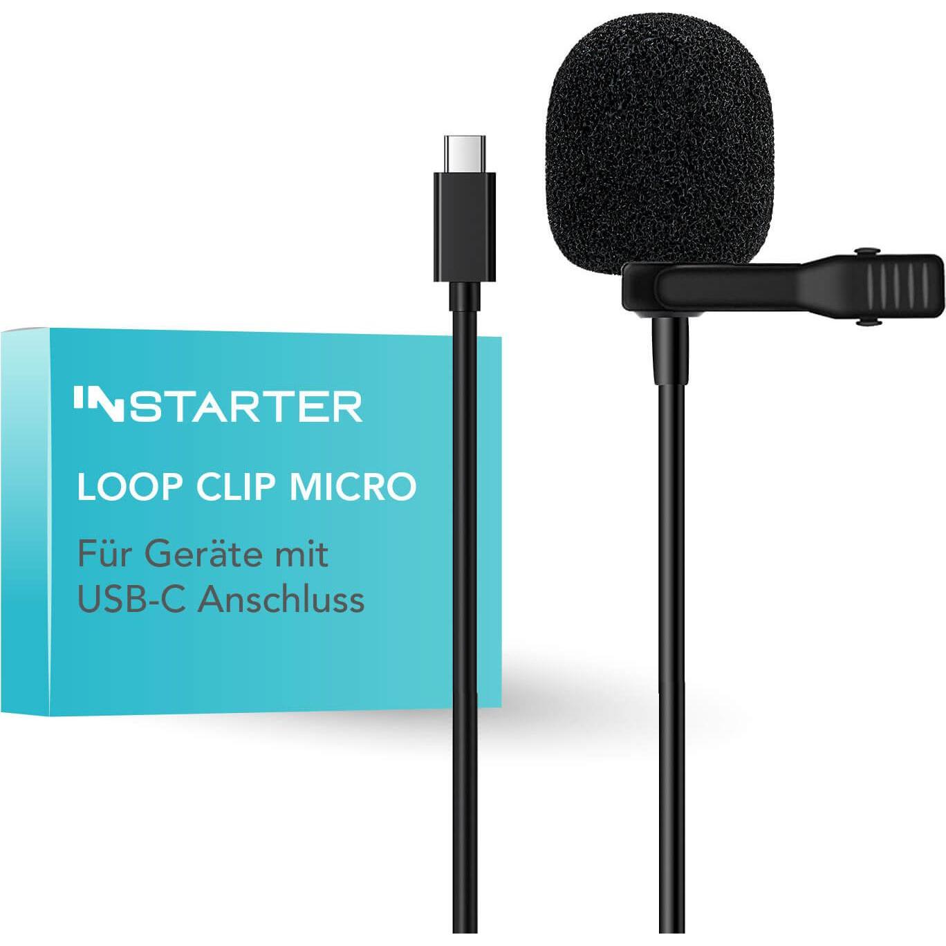 Wiltec Loop Clip Micro - USB-C 6M, Mikrofon