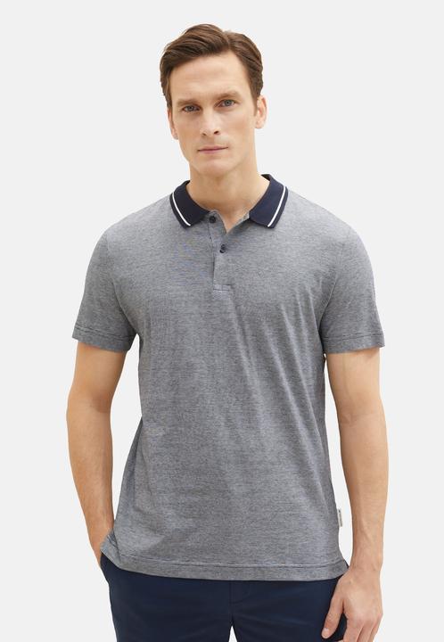 Produktbild Tom Tailor Poloshirt Basic Kurzarmshirt mit Polokragen (M)
