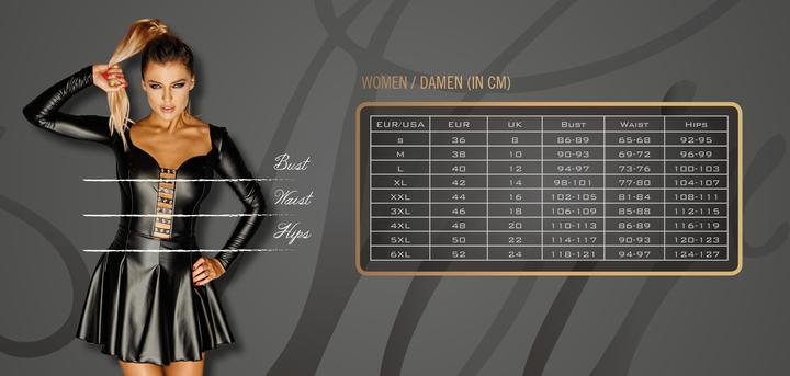 Productafbeelding Noir Handmade Wetlook kousen houden stand (M)