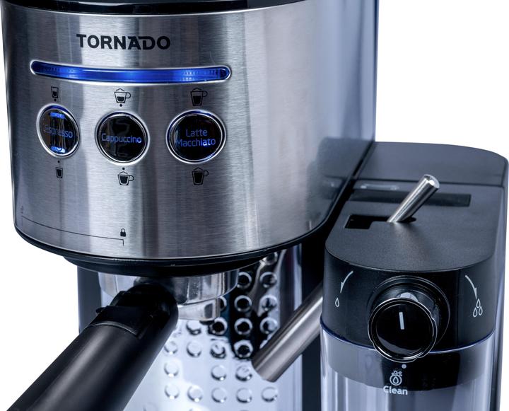Produktbild Tornado Kaffeevollautomat TCM-14125 / Edelstahl und Schwarz