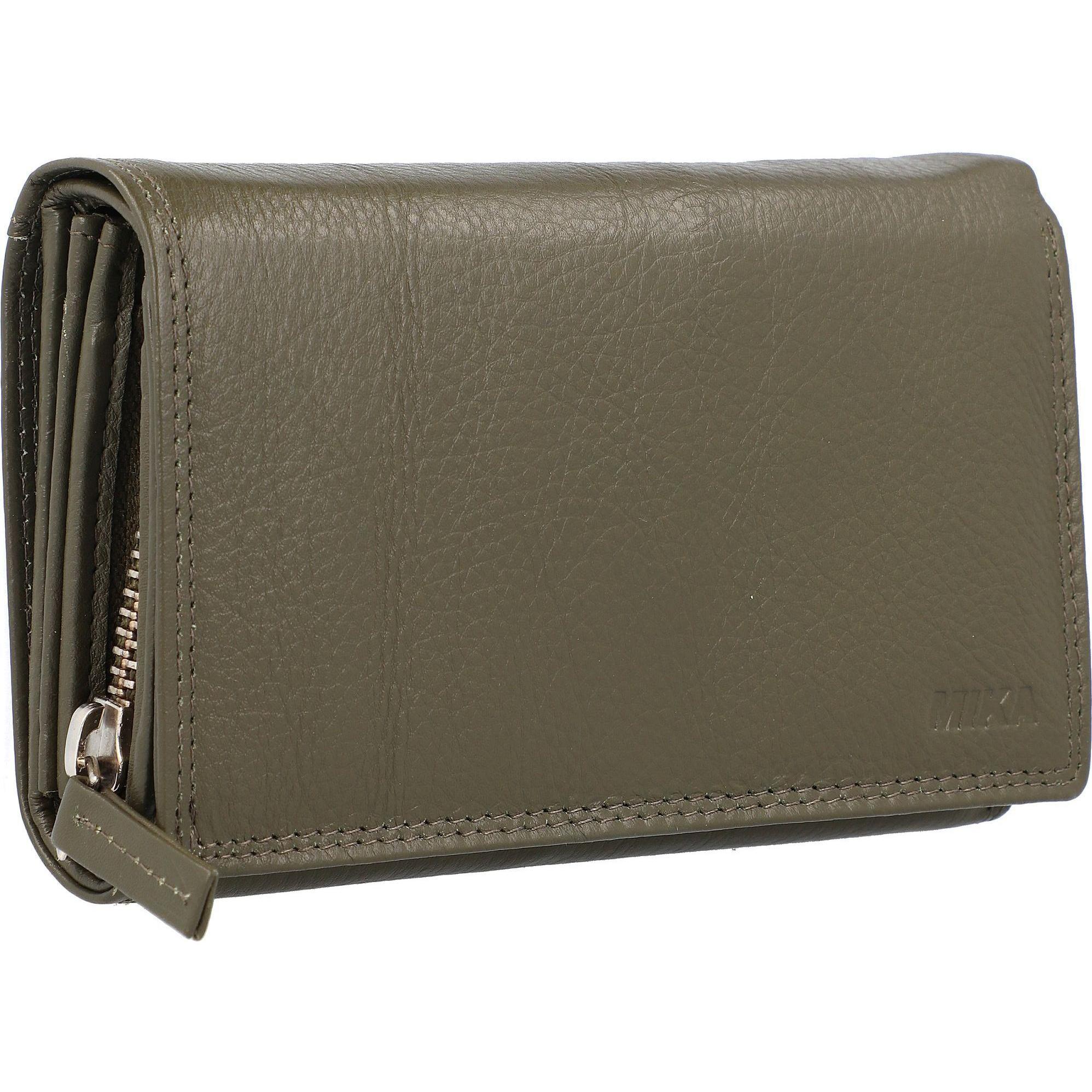 Thumbnail - Mika, Damen, Portemonnaie, Damengeldb”rse, aus Leder, Farbe: grn, Grün