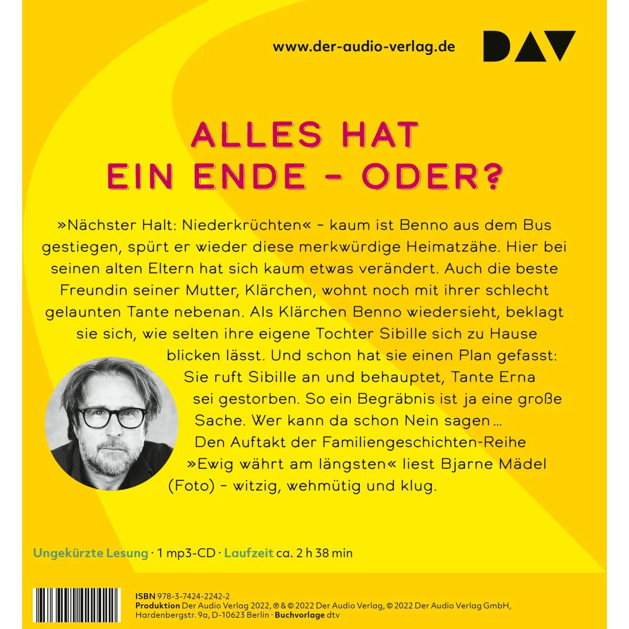 Thumbnail - Ewig währt am längsten – Tante Ernas letzter Tanz, Hörbücher von Markus Orths, Bjarne Mädel