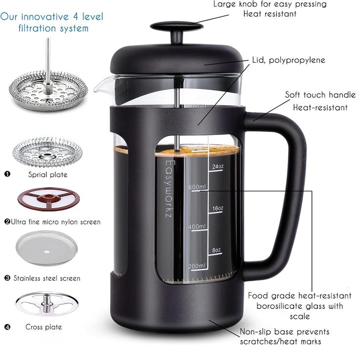 Produktbild Easy Work French Press, 1000 ml (1 l)