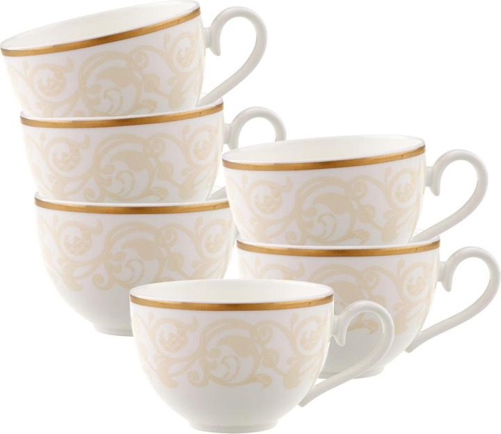 Actual product image Villeroy & Boch Multipack Ivoire coffee/tea mug - 6 pieces (120 ml, 6x)