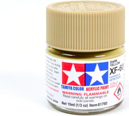 Produktbild Wittmax Acrylic Mini XF-60 Dark Yellow (Flat) (Gelb)