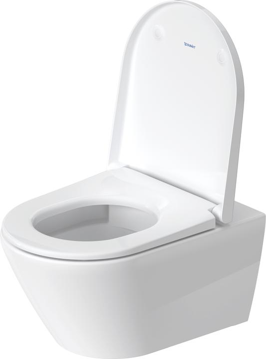 Produktbild Duravit Wand-WC-Set D-NEO tief rim. mit WC-Sitz inkl. Durafix weiss