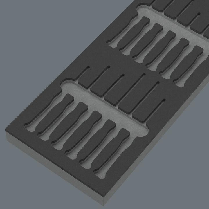 Actual product image Wera 9860 Schaumstoffeinlage Stainless Set 1, ohne Werkzeug