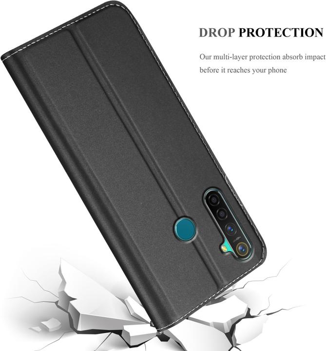 Image du produit Cadorabo Classy Book Housse pour Realme 5 PRO / Realme Q (Domaine Q)