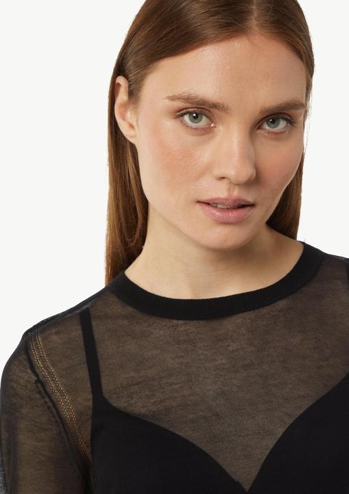 Produktbild Comma Strickpullover Strickpullover in transparenter Optik (38)