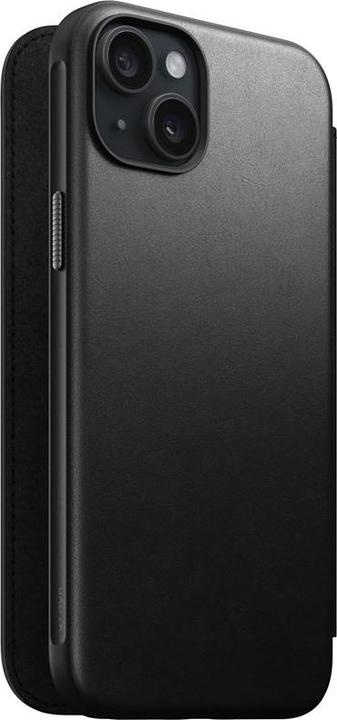 Produktbild Nomad Modernes Leder Folio Case für iPhone 15 Plus 6,7" Schwarz (Apple iPhone 15 Plus)