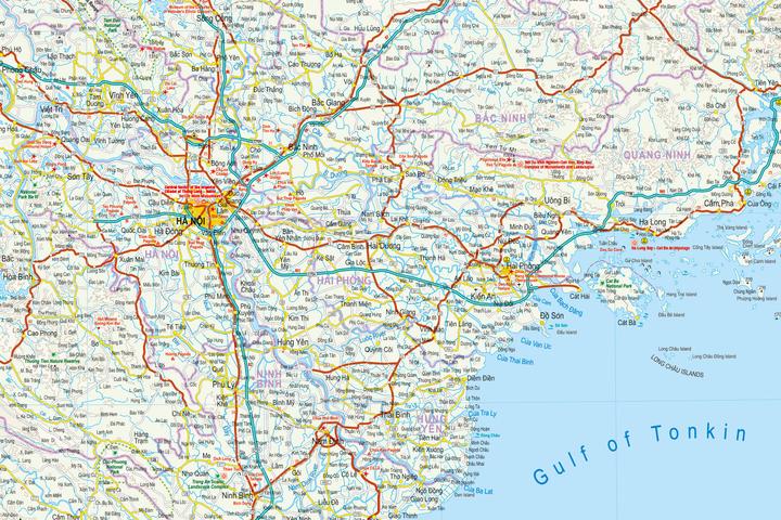 Actual product image Landkarte Vietnam, Nord | Vietnam, North (1:600.000)
