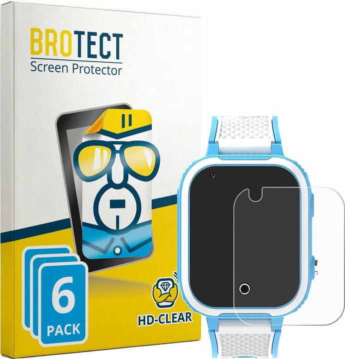 Produktbild BROTECT Schutzfolie für Olivfant Kids Smartwatch 1.44" Displayschutz Displayschutzfolie Folie Klar