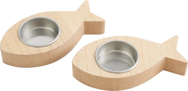 Image du produit VBS Porte-bougie à réchaud "Poisson", 2 pièces