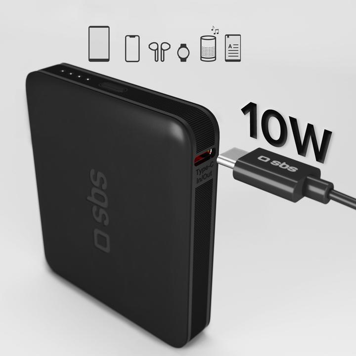 Actual product image SBS Powerbank 5,000mAh high density (5000 mAh, 10 W, 19.25 Wh)