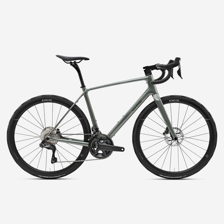 Van rysel Rennrad Endurance EDR CF Ultra Shimano Ultegra Di2 grün