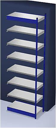 Produktbild kaiserkraft Stabil-Steckregal, einseitig