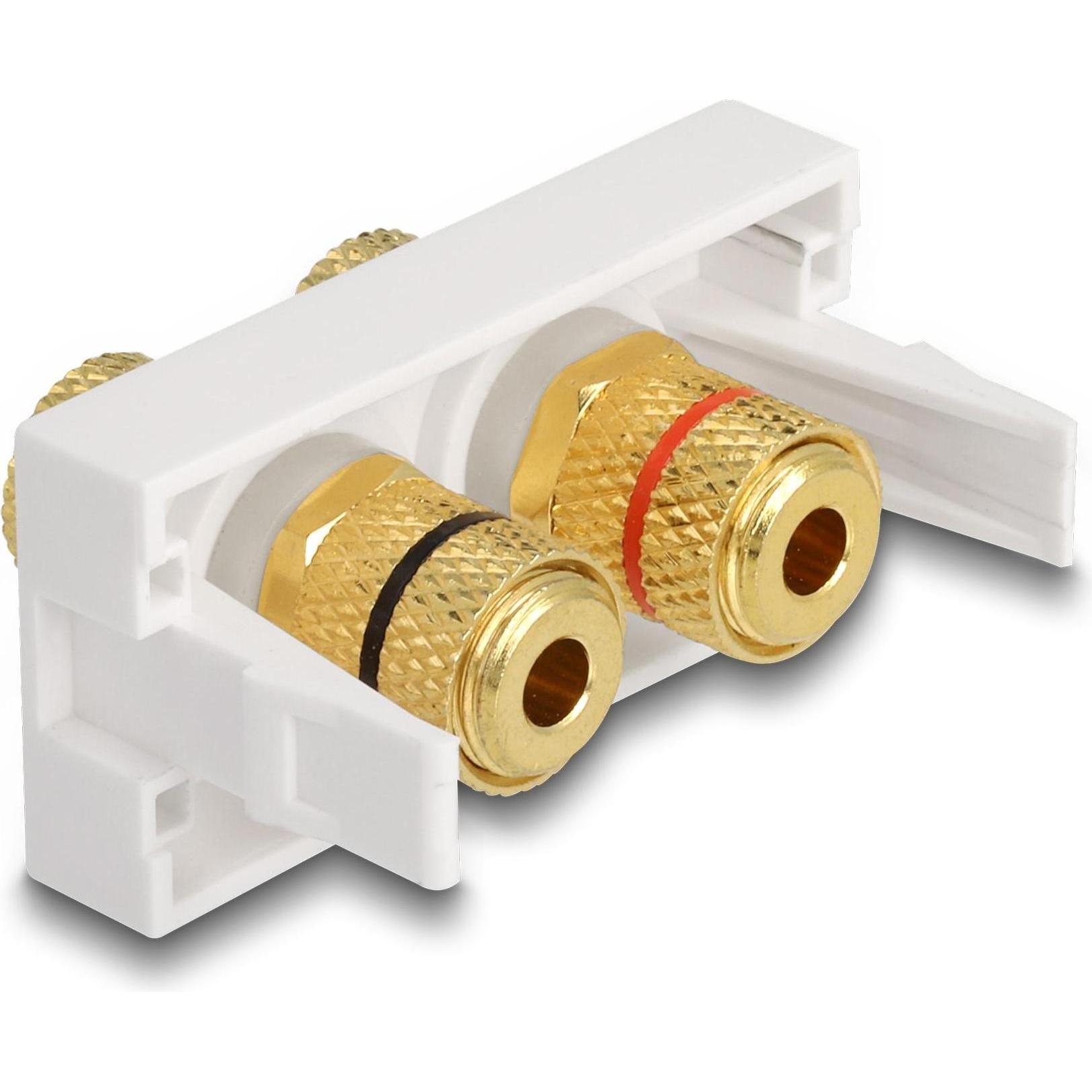Thumbnail - Delock Audio-Adapter 22.5x45mm, Optik 1 Spezial - Spezial, Audio Adapter, Weiss