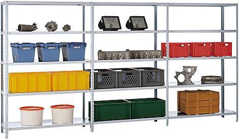Actual product image eurokraft pro Bolted shelving, light construction, plastic coated