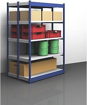 Produktbild kaiserkraft Stabil-Steckregal, doppelseitig