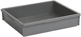 Actual product image kaiserkraft Polyethylene stacking box, without reinforcement ribs