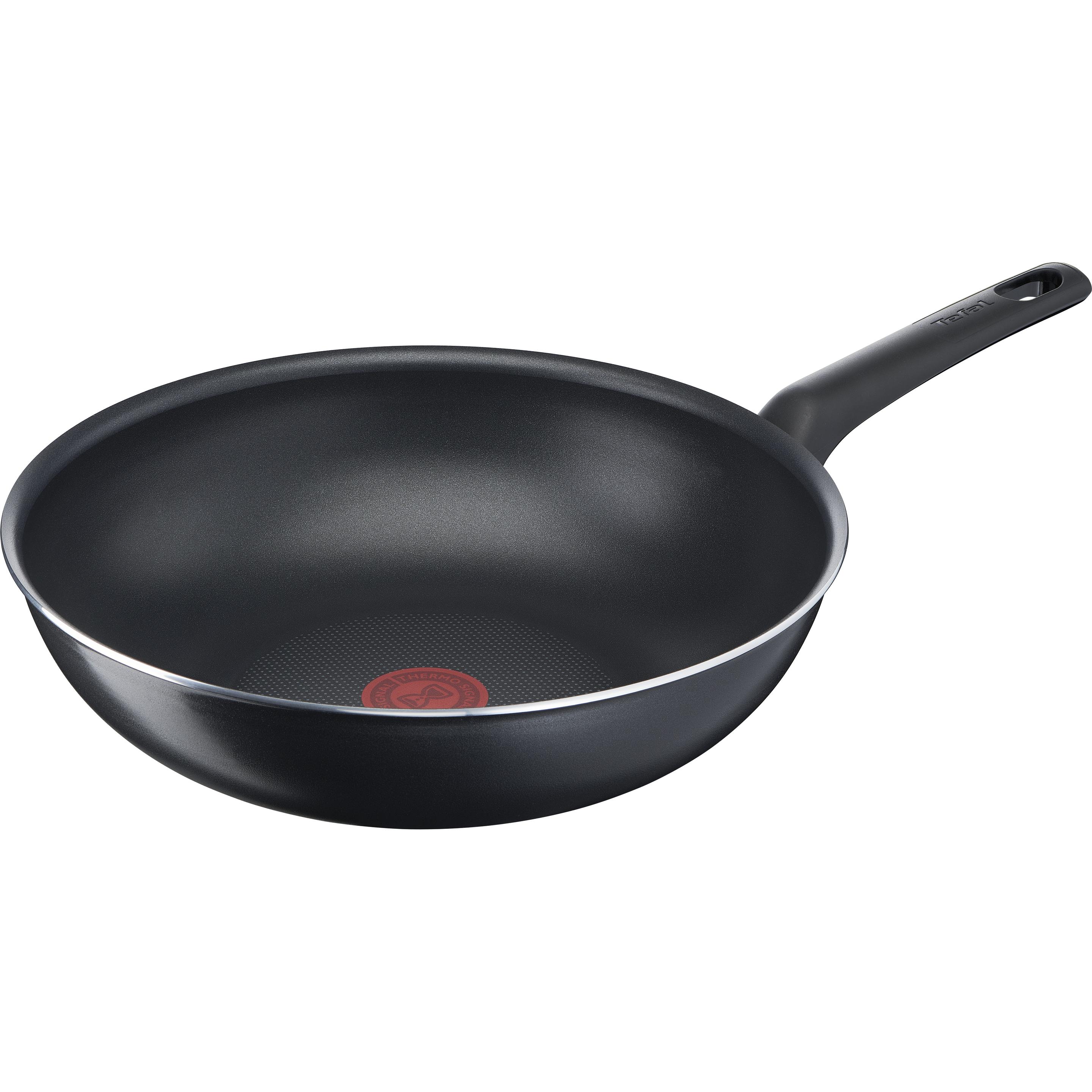 Tefal Easy Cook & Clean Wokpfanne 28 cm, Pfanne + Kochtopf, Schwarz