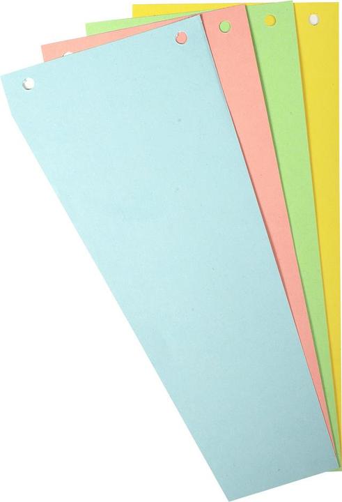 Produktbild Exacompta Trennstreifen Forever 10.5 x 24 cm, Trapez, 100 Stk. - farbsortiert