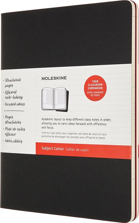 Actual product image Moleskine Notebook study (21.6 x 29.7 cm, Lined, Soft cover)