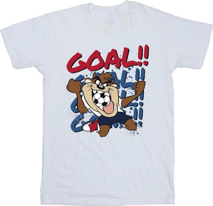 Immagine prodotto Looney Tunes Taz Goal Goal Goal Maglietta Uomo (XL)