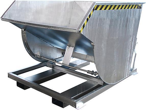 Image du produit eurokraft pro Benne basculante, modèle étroit (1500 l)
