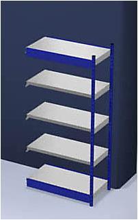 Produktbild kaiserkraft Stabil-Steckregal, einseitig