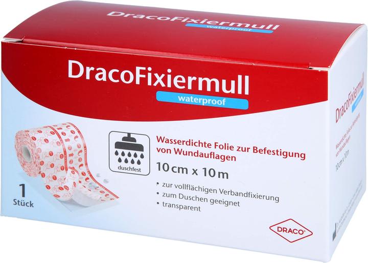 Dracco Draco fixation gauze Wp10cmx10m, 1 pc VER (1 x)