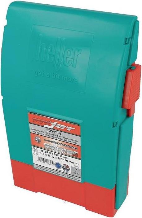 Produktbild Heller Hartmetall Hammerbohrer-Set 7t (10 mm, 12 mm, 5 mm, 6 mm, 8 mm)