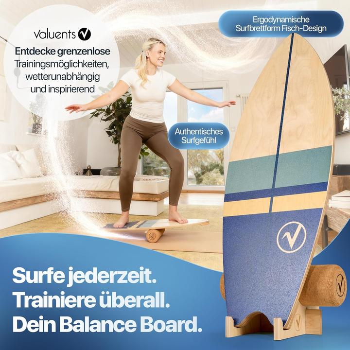 Image du produit Valuents Balance Board in Surfboard-Form