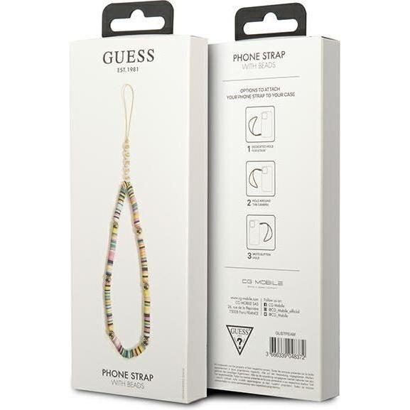 Thumbnail - Guess suspensija GUSTPEAM Phone Strap/Heishi Beads multicolor, Weiteres Smartphone Zubehör, Mehrfarbig