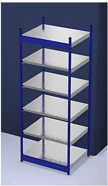 Produktbild kaiserkraft Stabil-Steckregal, einseitig