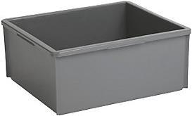 Actual product image kaiserkraft Polyethylene stacking box, without reinforcing ribs