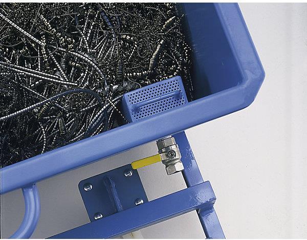 Produktbild eurokraft pro Kippbehälter für Späne, mit Polyamidrädern (750 l)