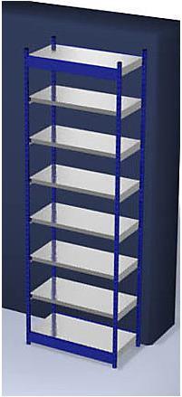 Produktbild kaiserkraft Stabil-Steckregal, einseitig