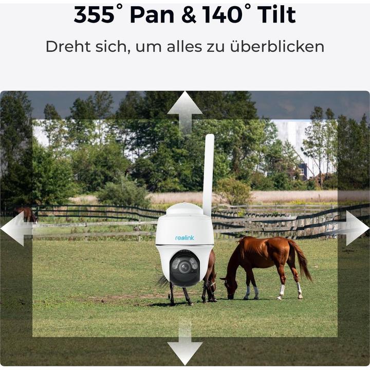 Produktbild Reolink Go G430 2K PT LTE-Kamera inkl. Solarpanel (2560 x 1440 Pixels)