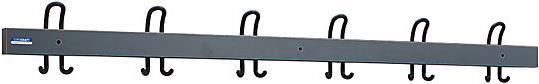 Actual product image eurokraft pro Coat rail with double hooks