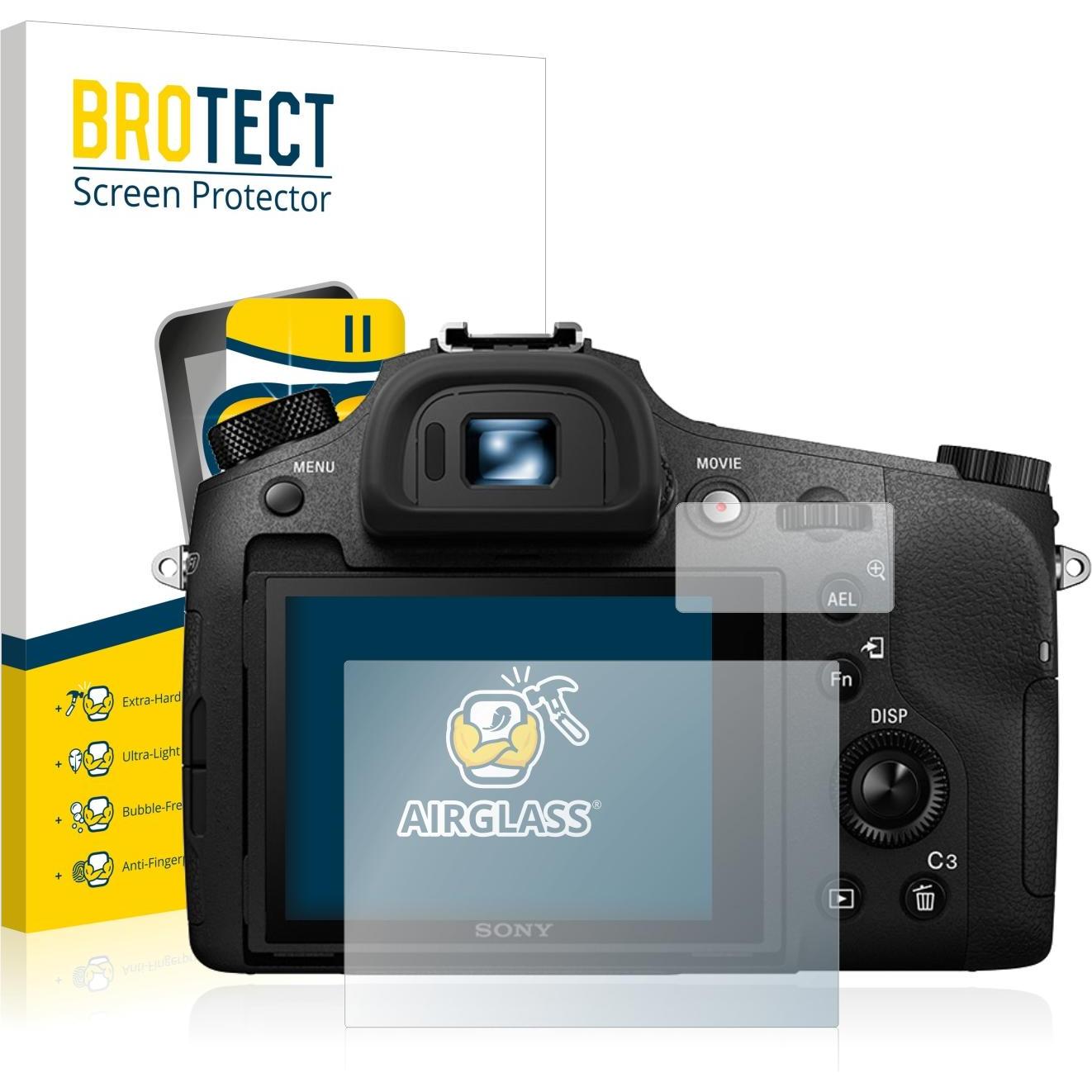 BROTECT AirGlass Panzerglasfolie (Displayschutz, Cyber-shot DSC-RX10 III), Kameraschutz