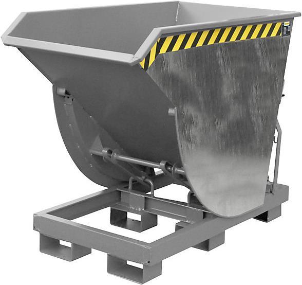 Image du produit eurokraft pro Benne basculante, modèle étroit (1000 l)