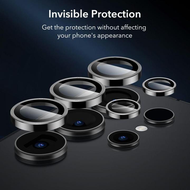 Image du produit ESR Protecteur d'appareil photo pour Samsung Galaxy S24 Ultra - Noir (1 pièce(s), Samsung Galaxy S24 Ultra)