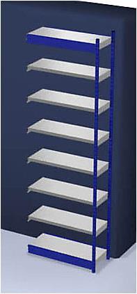 Produktbild kaiserkraft Stabil-Steckregal, einseitig