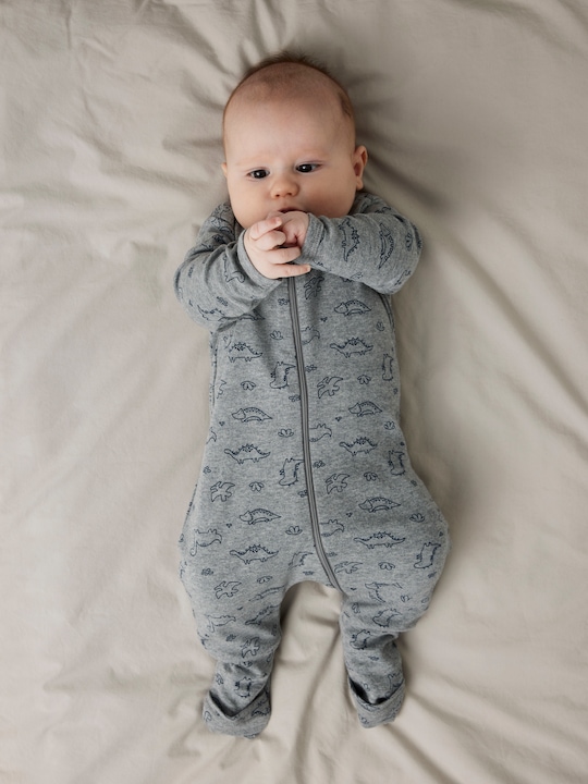 Immagine prodotto Name it Nbmnightsuit 2p Zip Ff Grey Dino Noos (98)