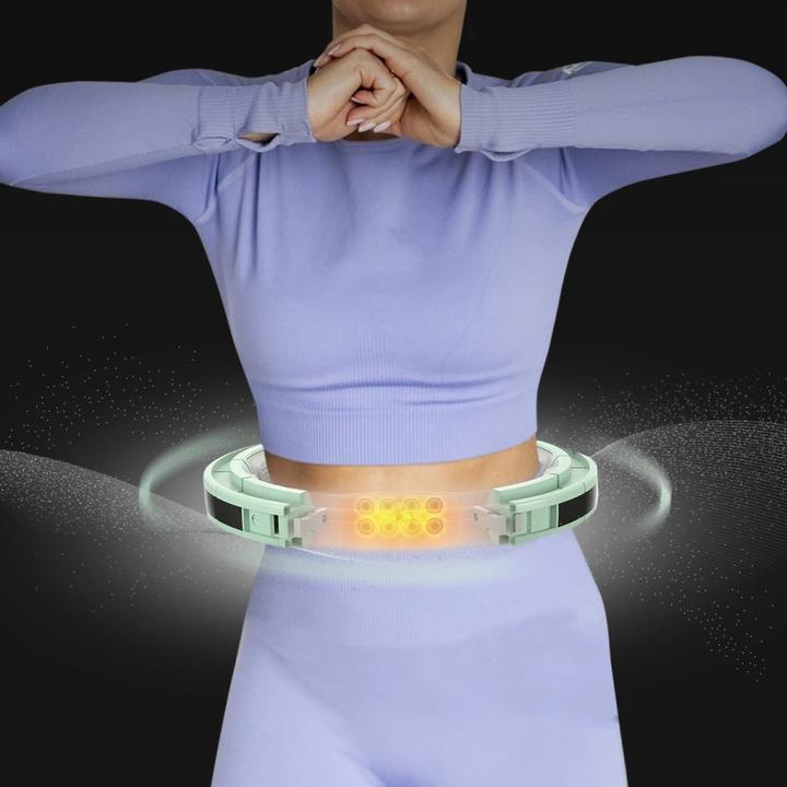 Produktbild HMS Hhm13 Hula Hoop Grün Mit Magneten Und Gewicht + Zähler (40 cm, 360 g)