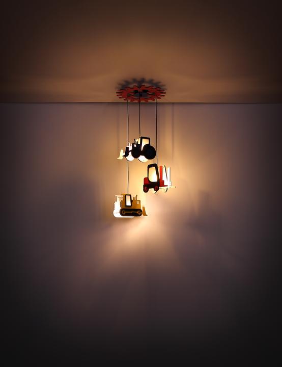 Image du produit Globo Suspension Toolies Dark 3xE14 ILLU (E14)